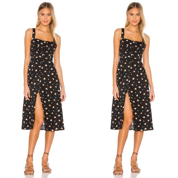 NWT WEWOREWHAT Harper Dress in Black - Picture 1 of 7